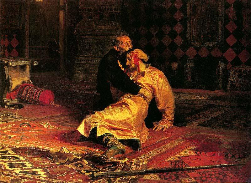  Ivan the Terrible and his son Ivan on Friday, November 16